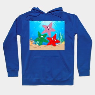 Colorful Funny Fish With Googly Eyes Hoodie